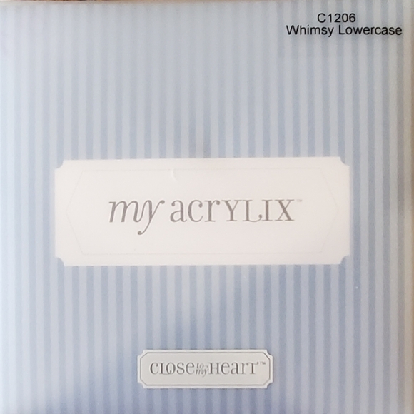 Close To My Heart Whimsy Lowercase Clear Acrylic Stamps - Picture 3 of 3